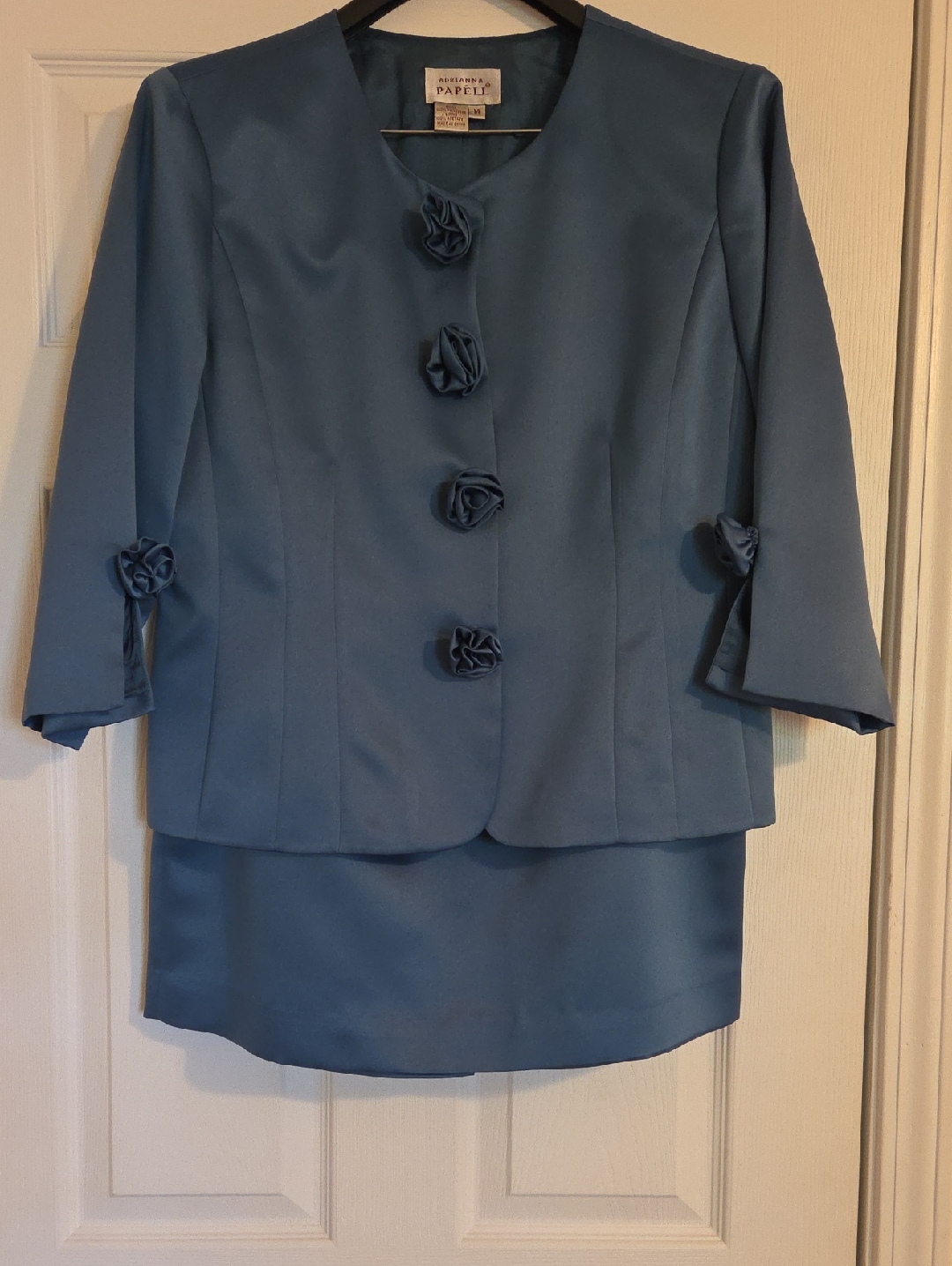 Adrianna Papell Bow Front Suit